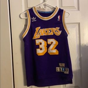 Youth size Magic Johnson jersey.